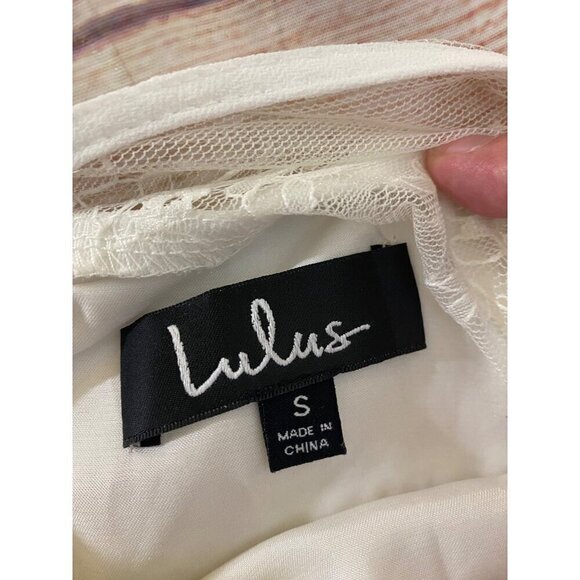 Lulu's Women's Adella Lace Sleeveless Maxi Dress.- Small - Picture 11 of 14